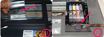fasi installazione CISS Epson T0711 7