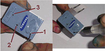 ricarica cartuccia Samsung INK-M40 1