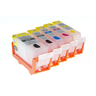istruzioni ricarica cartucce vuote ricaricabili Canon PGI-520 CLI-521
