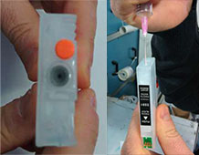 ricarica cartucce per Epson RX700 fase 2