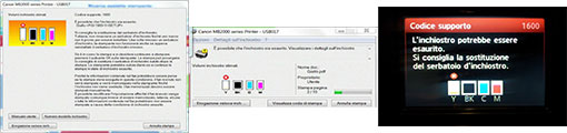 rigenerare cartucce Canon PGI-2500 PGI-1500 2