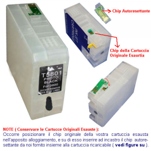 Cartucce vuote ricaricabili per 3800 3880