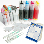 Sistema di stampa continua HP 88 Nero Ciano Magenta Giallo senza inchiostri capacit&agrave; serbatoio 80ml con chip autoresettante 