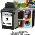 Cartuccia Lexmark 13400HC nero rigenerata