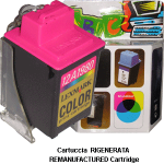 Cartuccia Lexmark 80 12A1980 Ciano Magenta Giallo rigenerata