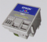 Cartuccia Epson T067 (C13T06704020) Ciano Magenta Giallo compatibile