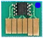 Chip reset cartucce Canon PFI-101B Blue nuovo compatibile (0891B001AA/101B) 