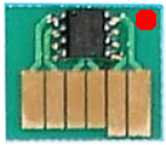 Chip reset cartucce Canon PFI-301R Red (Rosso) nuovo compatibile (1492B001AA/301R) 