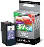 Cartuccia Lexmark 37XL 18C2180E Ciano Magenta Giallo originale