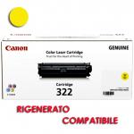 Toner compatibile Canon 322Y (CRG322Y) Giallo