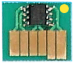 Chip reset cartucce Canon PFI-703Y Giallo nuovo compatibile (2966B001AA/703Y) 