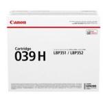 Toner originale Canon 039H (0288C001) Nero