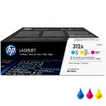 HP Toner originali Ciano Magenta e Giallo Multipack 312 CF440AM