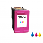 Cartuccia Hp 302XL (F6U67AE) colori compatibile