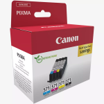 Cartucce Multipack Canon CLI-571 Nero Ciano Magenta e Giallo originale 0386C008