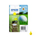 Epson 34XL (C13T34744010) cartuccia originale Pallina da golf Giallo 