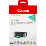 Cartucce Originali CLI-42 BK/GY/LGY/C/M/Y/PC/PM Multipack Canon 6384B010