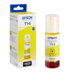 Inchiostro Epson EcoTank 114 C13T07B440 Giallo originale