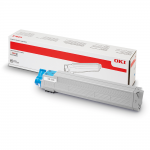 Toner OKI 43837131 Ciano originale