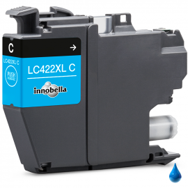 Cartuccia Brother LC422XLC Ciano compatibile alta capacità