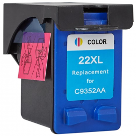 Cartuccia HP 22XL C9352CE colore compatibile tricolor alta capacità