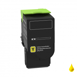 Toner Lexmark 78C20Y0 Giallo compatibile