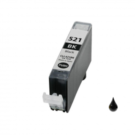 Cartuccia Canon CLI-521BK 2933B001 Nero compatibile PREMIUM alta qualità