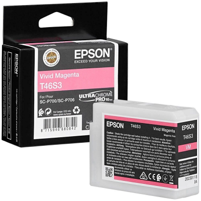 Epson Cartuccia originale Vivid Magenta T46S3 C13T46S300 Epson Cartuccia originale Vivid Magenta T46S3 C13T46S300