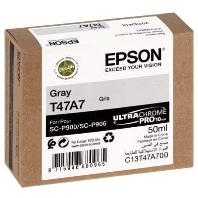 Epson Cartuccia Originale Grigio T47A7 C13T47A700 Epson Cartuccia Originale Grigio T47A7 C13T47A700