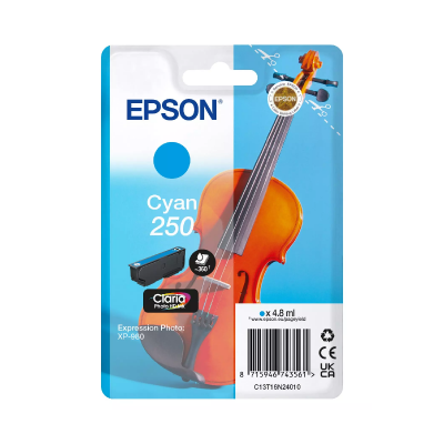 Cartuccia Originale Epson 250 Ciano per XP-980 (C13T16N24010)