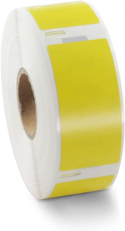 Rotolo 500 etichette per Dymo LW 11352 25 X 54 mm Giallo S0722520 compatibile Rotolo 500 etichette per Dymo LW 11352 25 X 54 mm Giallo S0722520 compatibile