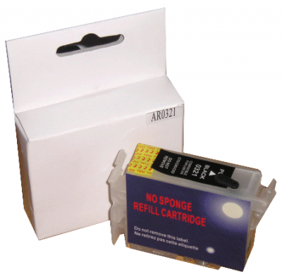 Cartuccia Epson T0321 Nero ricaricabile (C13T03214010) Cartuccia Epson T0321 Nero ricaricabile (C13T03214010)