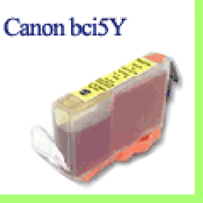 Cartuccia Canon BCI-5Y (0988A002) Giallo compatibile Cartuccia Canon BCI-5Y (0988A002) Giallo compatibile