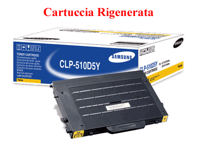 Toner compatibile Samsung CLP-510D5Y Giallo