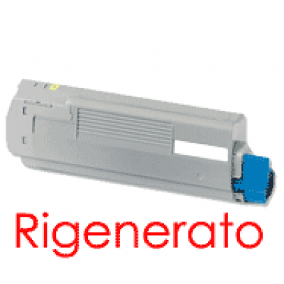 Toner OKI 43865721 Giallo rigenerato Toner OKI 43865721 Giallo rigenerato