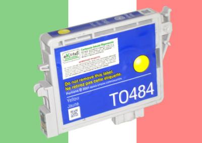 Cartuccia Epson T0484 (C13T04844020) Giallo rigenerata Cartuccia Epson T0484 (C13T04844020) Giallo rigenerata