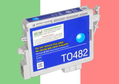 Cartuccia Epson T0482 (C13T04824020) Ciano rigenerata Cartuccia Epson T0482 (C13T04824020) Ciano rigenerata