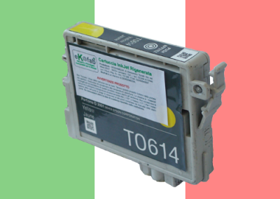 Cartuccia Epson T0614 (C13T06144020) Giallo rigenerata Cartuccia Epson T0614 (C13T06144020) Giallo rigenerata