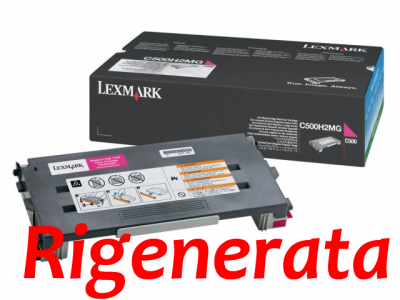 Toner Lexmark C500H2MG Magenta compatibile Toner Lexmark C500H2MG Magenta compatibile