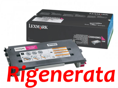 Toner Lexmark C500H2MG Magenta compatibile