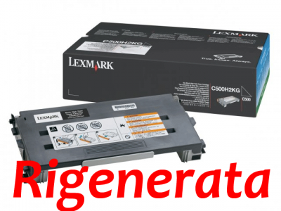 Toner Lexmark C500H2KG Nero compatibile Toner Lexmark C500H2KG Nero compatibile