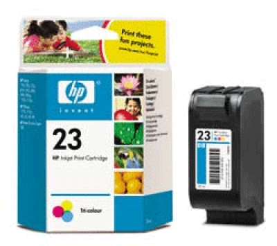 HP Cartuccia originale Ciano Magenta Giallo 23 (C1823D)