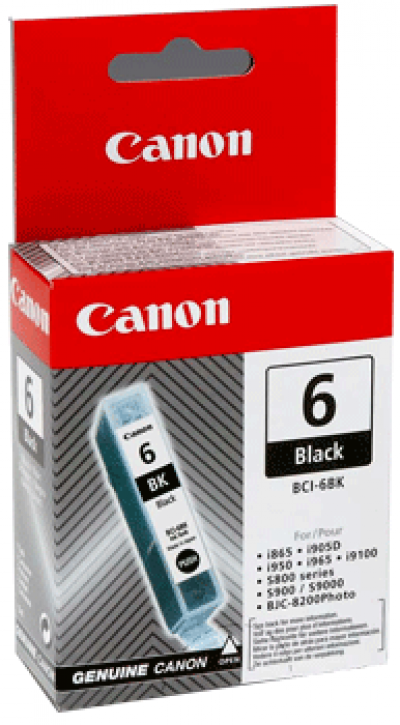 Cartuccia Canon BCI-6BK Nero originale (4705A002AB/BCI6BK) 