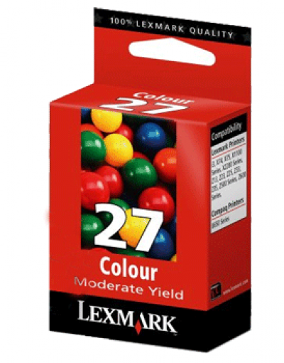 Lexmark Cartuccia Originale Ciano Magenta Giallo 27 10NX227E Lexmark Cartuccia Originale Ciano Magenta Giallo 27 10NX227E