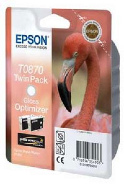 Epson Cartuccia Originale Trasparente Gloss Optimizer T0870 (C13T08704010) Epson Cartuccia Originale Trasparente Gloss Optimizer T0870 (C13T08704010)