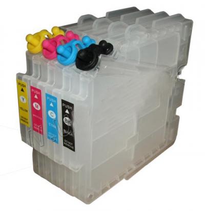 Set completo Ricoh GC31 Nero Ciano Magenta Giallo ricaricabili cartucce Set completo Ricoh GC31 Nero Ciano Magenta Giallo ricaricabili cartucce
