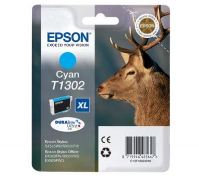 Cartuccia Epson T1302 XL Ciano originale C13T13024012