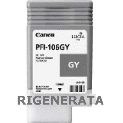 Cartuccia Canon PFI-106GY (6630B001AA) Grigio rigenerata