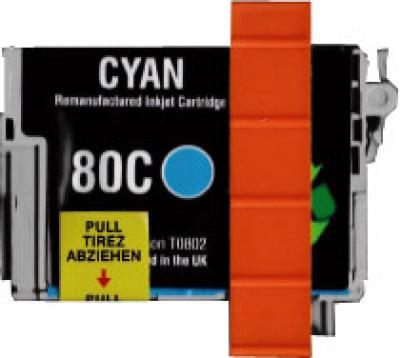 Cartuccia Epson T0802 (C13T08024021) Ciano rigenerata Cartuccia Epson T0802 (C13T08024021) Ciano rigenerata