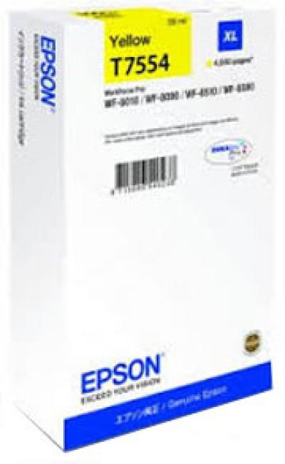 Epson Cartuccia Originale Giallo T7554 (C13T755440) Epson Cartuccia Originale Giallo T7554 (C13T755440)